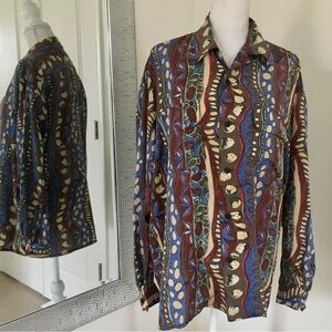 Hattie Carnegie silk dress shirt